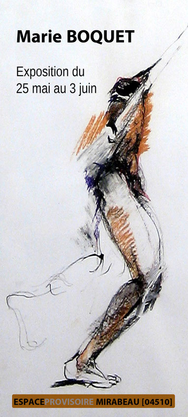 EXPOSITION PERSONNELLE À LA GALERIE ESPACE PROVISOIRE À MIRABEAU