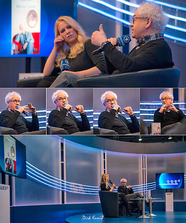 Tom Pauls im Gespräch mit Evelyn Fischer auf der Buchmesse in Leipzig