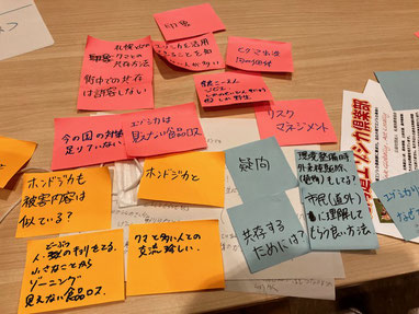 ワークショップでの提案写真