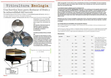 Artículo Barrica Inox castellano