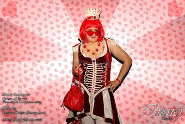 Queen of Hearts - Costume and photo edit ©Sandra F. Hammer, original photo by Thomas Koller(fotoma.com)