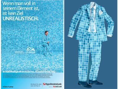 Maßschneiderei: Anzug für Fotoproduktion