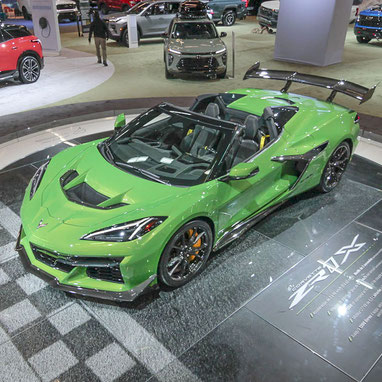 Corvette ZR1X, une des 8 sportives américaines en exposition au salon de l'auto de Montréal 2026
