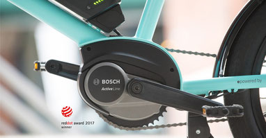 Der neue Bosch Active Line Antrieb ist besonders kompakt und leicht, sodass er sich optisch perfekt in e-Bike Rahmen integrieren lässt.
