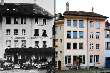 Ehemalige Studentenfoyer, realisiert von Eduard Lanz und André Meier.