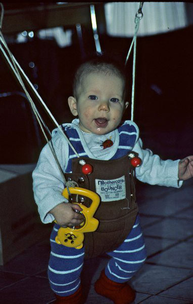 Baby in Türhopser, Ich im Türhopser 1984