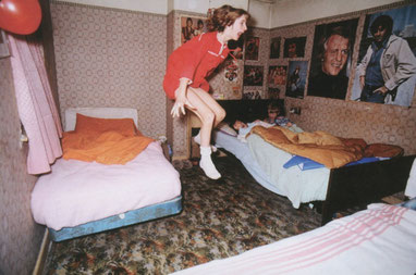 Janet Hodgson durante un effetto poltergeist