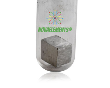 neodymium, metal neodymium oxide free sample, neodymium argon sealed sample, neodymium acrylic cube, neodymium cube, nova elements neodymium