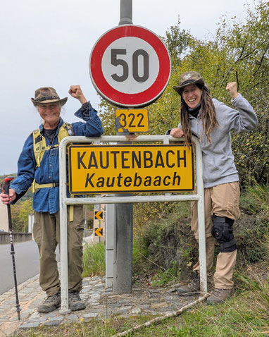 Kautenbach, Lee Trail, Sarah und Rand, Fernwanderung Luxemburg