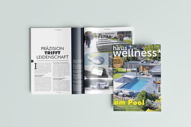 Open magazine mockup by @getproject
