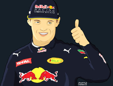 Max Verstappen by Muneta & Cerracín