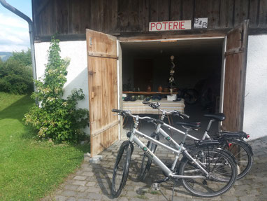 B&B mit Töpferei und gratis Fahrräder