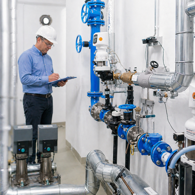 Hygiene-Erstinspektion für neu errichtete Trinkwasserinstallationen nach VDI 6023- Blatt 1