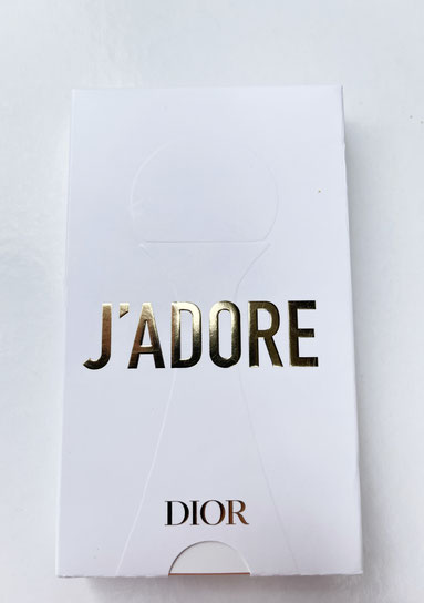 2023 - J'ADORE L'OR : LUXUEUX ECHANTILLON OFFERT PAR CHRISTIAN DIOR