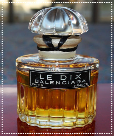 BALENCIAGA - LE DIX, PARFUM 15 ML - BOUCHON DEMI-COUPE EN VERRE