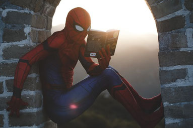 spiderman apprend sur l eczema