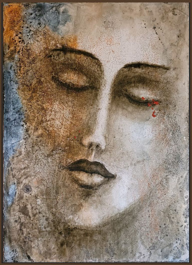 Portrait Sumpfkalk Verträumt Venus Kunst Heike Lüders