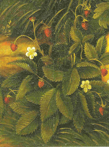 Lucas Cranach, Detail aus dem Weimarer Altarbild; Photo: Christian Meyer, August 2008