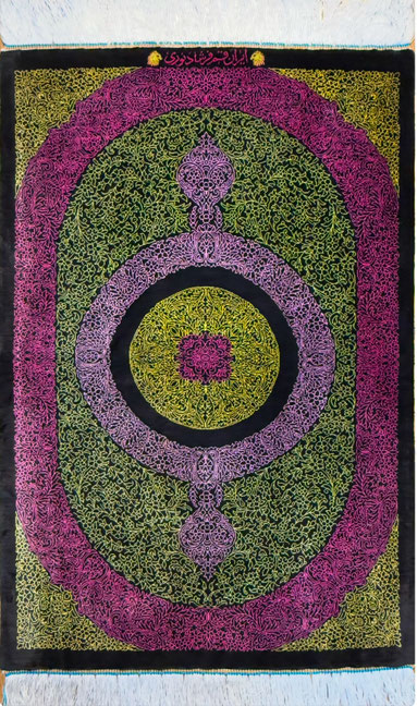 QUM silk  90x60  FARSHAD　NOURI 工房