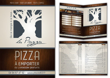 Tract dépliant pub pizzéria