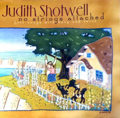 No Strings Attached - Love songs with harp and voice. Front cover
