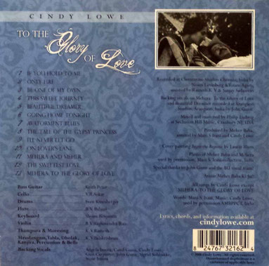 CD : BACK COVER