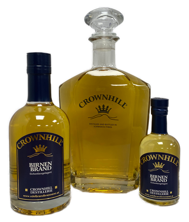Edelbrand schnaps  Crownhill Destillerie birnenschnaps
