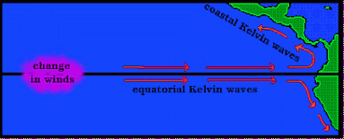 the two types of Kelvin Waves