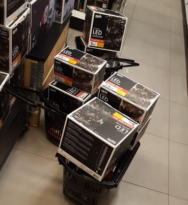 Nur ein kleiner Teil des Weihnachtsschmuckes