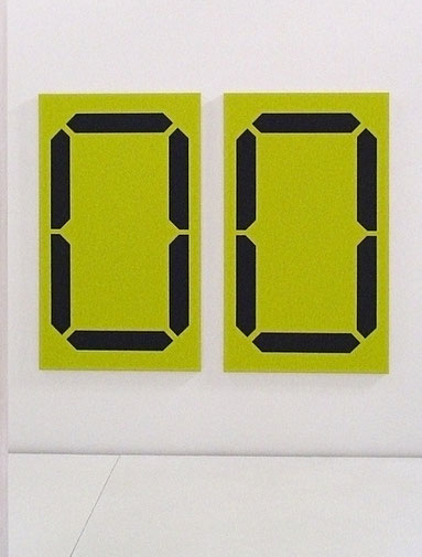 Daniel Schörnig  DISPLAY - PROJECT VERSION, 2008  acrylic on canvas