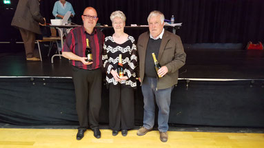 Alain Hue 3e - Annette Goizet 1re - Daniel Blandin 2e