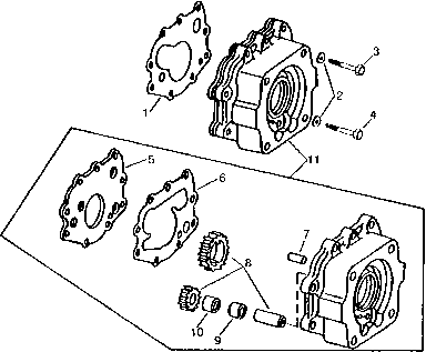 HYDRAULIC PUMP ASSY.   - CHARGING