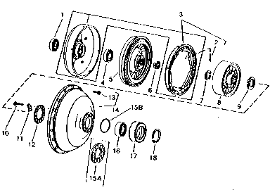 TORQUE CONVERTER   TURBINES, STATOR, PUMP AND ACCESSORY DRIVE GEAR