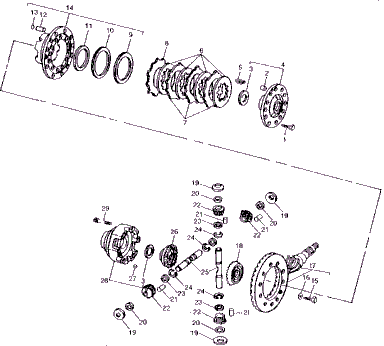 AXLE, DIFFERENTIAL PARTS