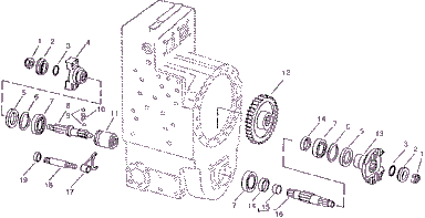 Transmission Output Shaft with rear axle disconnect