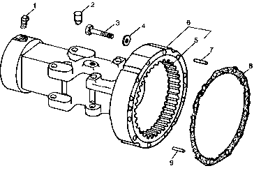 AXLE   HOUSING AND RING GEAR