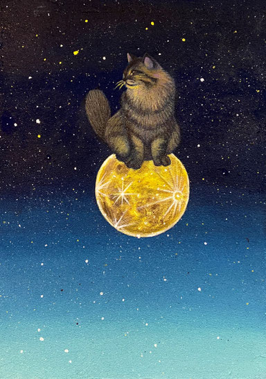 「Dreamer 星の契り」雲母壁面画 170×120mm/￥55,000(税込)