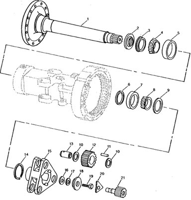 ASxle Shaft & Planetary section