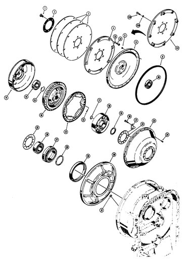 Torque Converter - Transmission Front Cover section