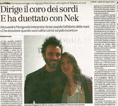 l'ARENA di Verona 29 Giugno 2013