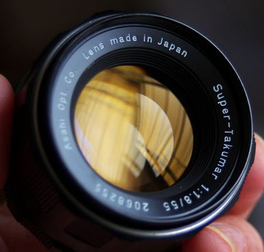 アサヒペンタックス スーパータクマー55mmF1.8 (1965-1971年 アサヒペンタックス スーパータクマー55mmF1.8 (1965-1971年