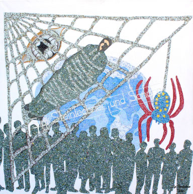 02 “Die EU“ 100X100 cm