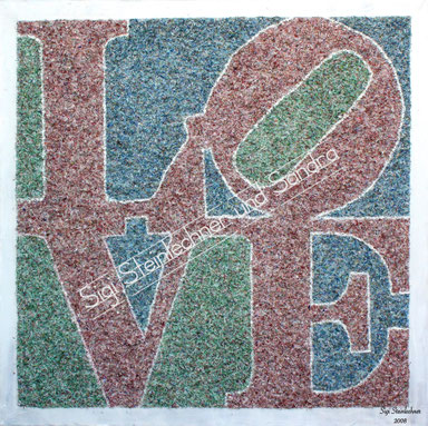 06 “Die Liebe“ 100x100 cm 