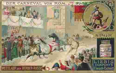 Römischer Karneval: Pferderennen