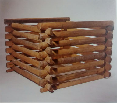 Kompostbehälter aus Holz Tirol