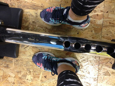 Pegasus 32 en pleine action - Press Legs