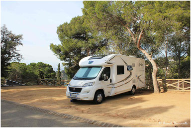 Espagne Costa Brava camping car photo Franck Dassonville