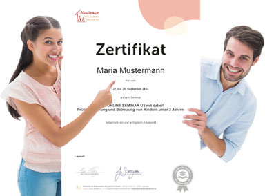 Ihr Lehrgangszertifikat