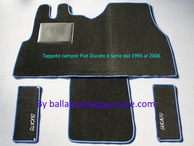 Tappeto Camper furgone Fiat Ducato II Serie By ballabioiltappezziere.com