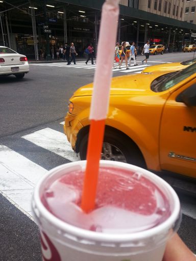 It's smoothie time in New York